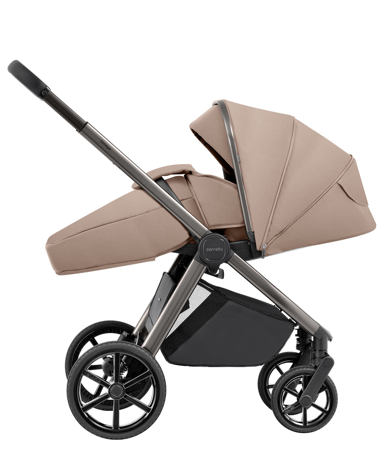 Universell einsetzbarer Kinderwagen Omega 2 in 1